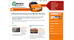 Desktop Screenshot of jerrysautosalvage.com
