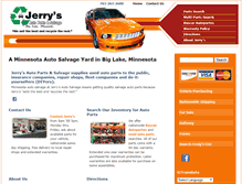 Tablet Screenshot of jerrysautosalvage.com
